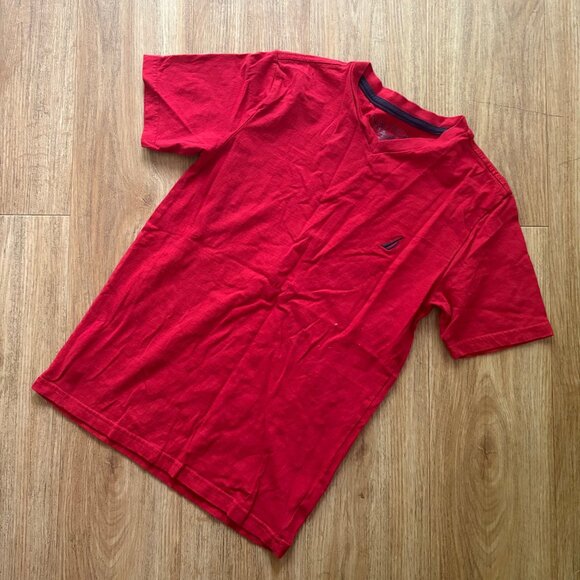 Nautica Other - Nautica Short Sleeve Scoop Neck T-Shirt Red Youth Size M 10/12